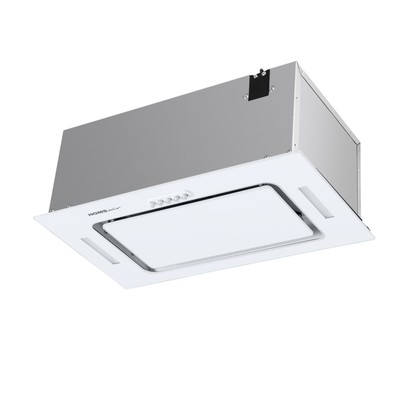 Вытяжка HOMSair Crocus Push 52, встраиваемая, 850 м3/ч, 3 скорости, 52 см, белая