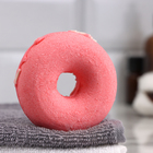 Бомбочка для ванны "Пончик с кокосовой посыпкой", красный - Фото 3