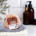 Бомбочка для ванны "Пончик", коричнево-белый, шоколад - Фото 3