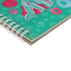 Скетчбук Calligrata А5, 55 листов, твёрдая обложка, "Вкусняшки", металлизированный картон с объёмным рисунком, блок 80 г/м2 + 5 листов тонированной бумаги - фото 7138530