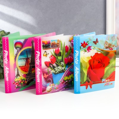 Фотоальбом на 36 фото 10×15 см «Цветочник», 16.5×12.5×1.5 см, МИКС