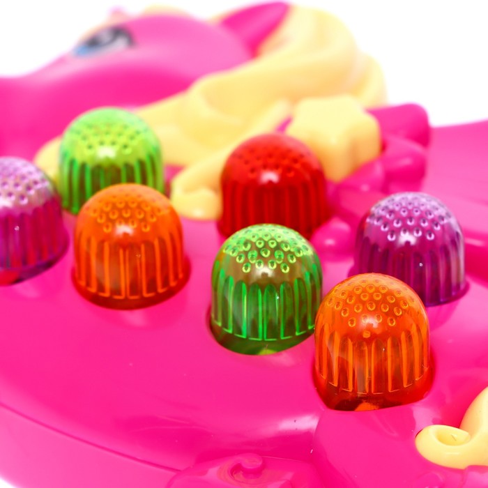 Музыкальная игрушка «Любимый единорог», звук, свет, цвет розовый 54269