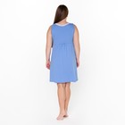 Ночная сорочка женская, цвет голубой, размер 46 - фото 10249785
