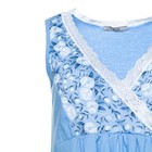 Ночная сорочка женская, цвет голубой, размер 46 - фото 10249787