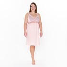 Ночная сорочка женская, цвет розовый, размер 52 - фото 2731565