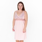 Ночная сорочка женская, цвет розовый, размер 52 - Фото 2