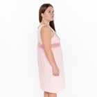 Ночная сорочка женская, цвет розовый, размер 52 - Фото 3