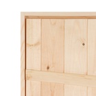 Дверь для бани и сауны, 170×70 см по коробке, сосна, на клиньях, массив - Фото 3