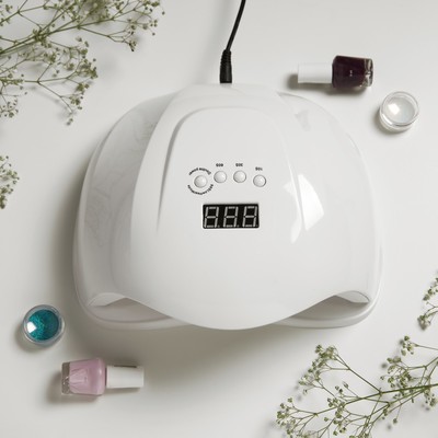 УЦЕНКА Лампа для маникюра LuazON LUF-02, UV/LED, 54 Вт, 36 диодов, таймер 10/30/60, 220 В, белая