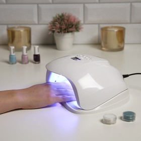 

УЦЕНКА Лампа для гель-лака LuazON LUF-02, UV/LED, 54 Вт, 36 диодов, таймер 10/30/60, 220 В