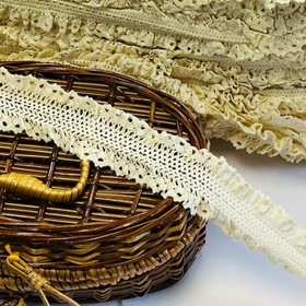 Кружево вязаное/резинка 05-24, размер 4 см, 1 м