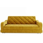 Прямой диван «Бруно 2», с подлокотниками, механизм книжка, велюр, цвет селфи 08 - Фото 3