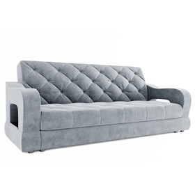 Прямой диван «Бруно 2», с подлокотниками, механизм книжка, велюр, цвет селфи 15