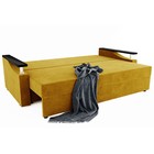 Прямой диван «Манго», механизм еврокнижка, ППУ, велюр, цвет селфи 08 - Фото 2