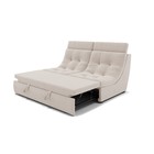 Прямой диван «Монако 1», механизм венеция, ППУ, велюр, цвет селфи 01 - Фото 2
