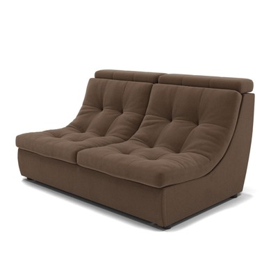 Диван прямой «Монако 1», механизм венеция, ППУ, велюр, цвет селфи 03