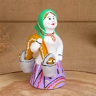 Сувенир «Баба с ведрами», 8×7×13 см, каргопольская игрушка - фото 9040588