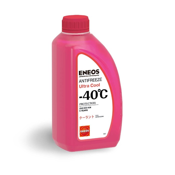 Жидкость охлаждающая низкозамерзающая ENEOS Antifreeze Ultra Cool -40C, 1 кг