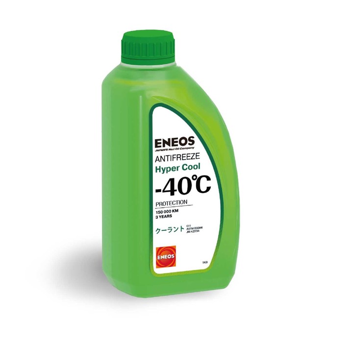 Жидкость охлаждающая низкозамерзающая ENEOS Antifreeze Hyper Cool -40C, 1 кг
