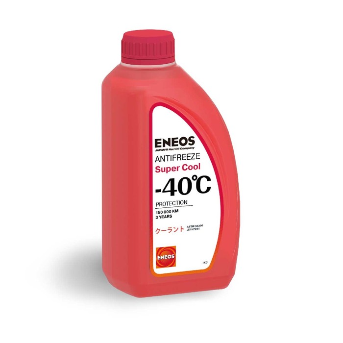 Жидкость охлаждающая низкозамерзающая ENEOS Antifreeze Super Cool -40C, 1 кг