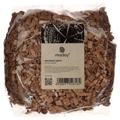 Щепа для копчения maclay «Бук», 200±20 г
