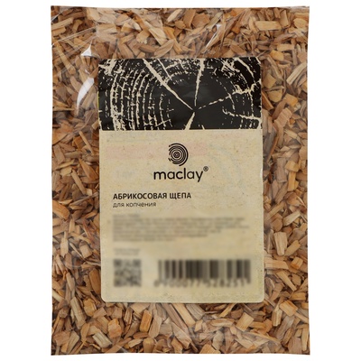 Щепа для копчения maclay «Абрикос», 200±20 г