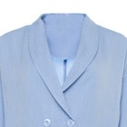 Комплект женский повседневный (жакет и брюки), голубой, размер 42 - Фото 10