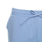 Комплект женский повседневный (жакет и брюки), голубой, размер 42 - Фото 11