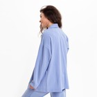 Комплект женский повседневный (жакет и брюки), голубой, размер 42 - Фото 6
