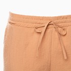 Комплект женский повседневный (жакет и брюки), цвет бежевый, размер 42 - Фото 12