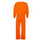 Комплект женский повседневный (свитшот и брюки), оранжевый, размер 44-46 - Фото 11