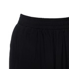 Костюм женский (туника и брюки), цвет чёрно-белый, принт зебра, размер 52 7385731