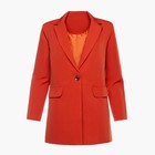 Пиджак женский, цвет кирпичный, размер 42-44 - Фото 9