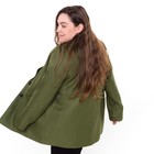 Пиджак женский, цвет зелёный, гусиная лапка, размер 52 - Фото 6