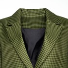 Пиджак женский, цвет зелёный, гусиная лапка, размер 52 - Фото 8