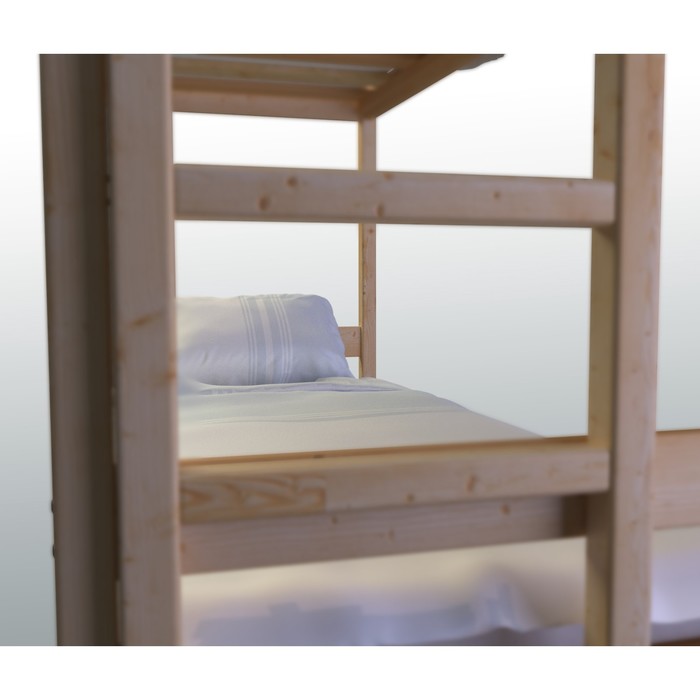 Двухъярусная кровать «Дюна», 70 × 160 см, массив сосны - фото 1908906301