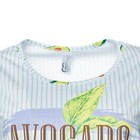 Платье домашнее женское, цвет голубой, размер 52 7860798