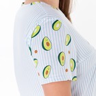 Платье домашнее женское, цвет голубой, размер 52 7860798