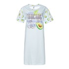 Платье домашнее женское, цвет голубой, размер 52 7860798