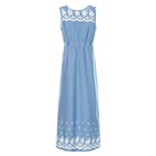 Сарафан женский, цвет голубой, размер 50 - фото 43724268