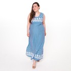 Сарафан женский, цвет голубой, размер 52 - фото 37201864