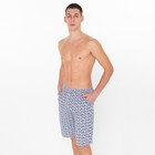 Шорты мужские домашние, в клетку, размер 60 - Фото 2