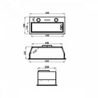 Вытяжка MAUNFELD THAMES 601M, встраиваемая, 520 м3/ч, 3 скорости, белая - Фото 3