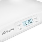 Весы детские электронные Miniland Emyscale Plus, до 22 кг, connect eMyBaby, 3хААА - Фото 2