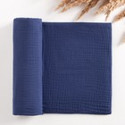 Пелёнка муслиновая Крошка Я «Blue», 130×100 см, 100% хлопок - Фото 1
