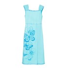 Ночная сорочка женская, цвет голубой, размер 54 7860874