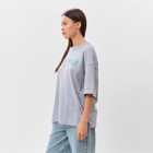 Футболка женская MIST Peace р. L-XL, серый - фото 804843726