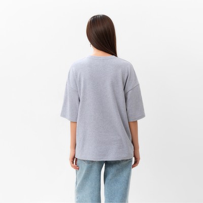 Футболка женская MIST Peace, размер 48-50, серая