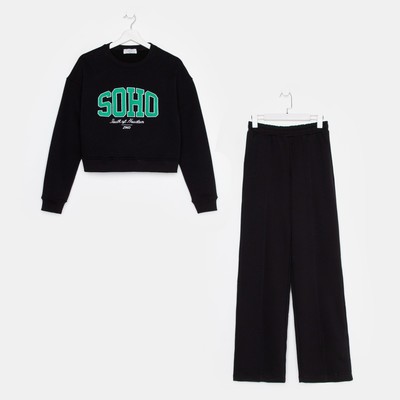 Костюм женский (джемпер, брюки) MIST Soho, размер 40-42, чёрный