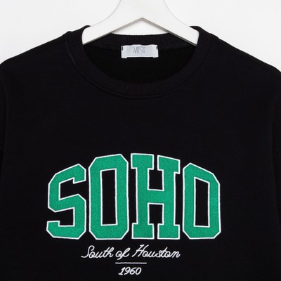 Костюм женский (джемпер, брюки) MIST Soho, размер 40-42, чёрный